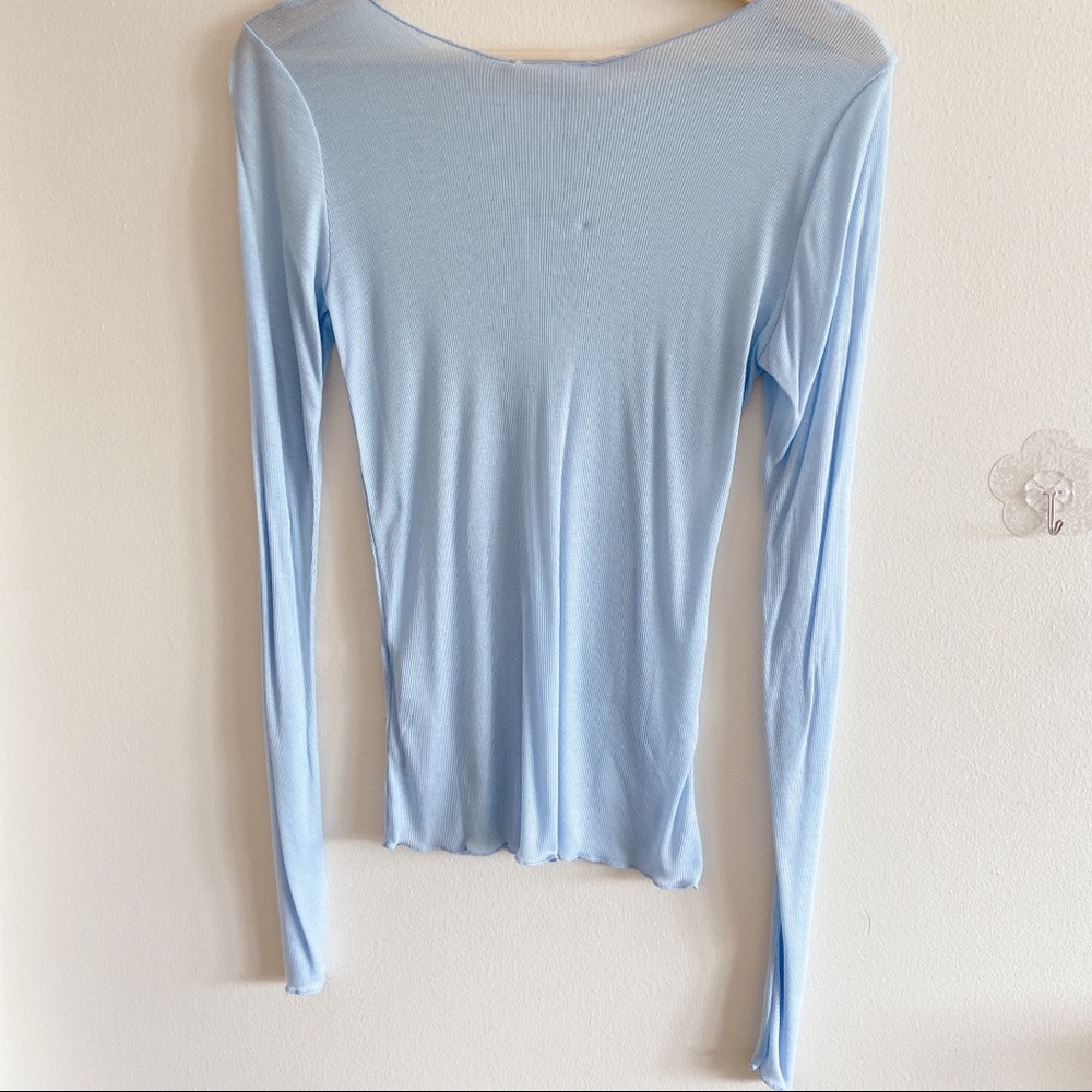 NEW ZARA Ribbed Top - Picture 9 of 10